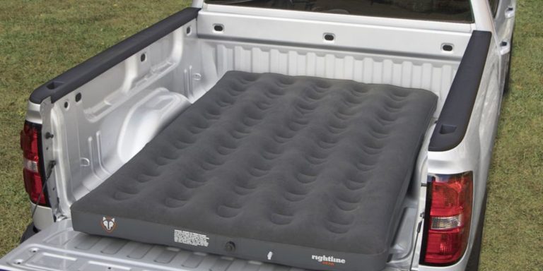 Queen air mattress fits in truck bed