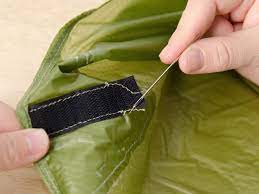 How to replace a tent zipper with velcro. How to sow on velcro