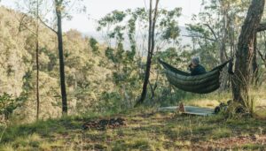 hammock used as an alternative to an air mattress